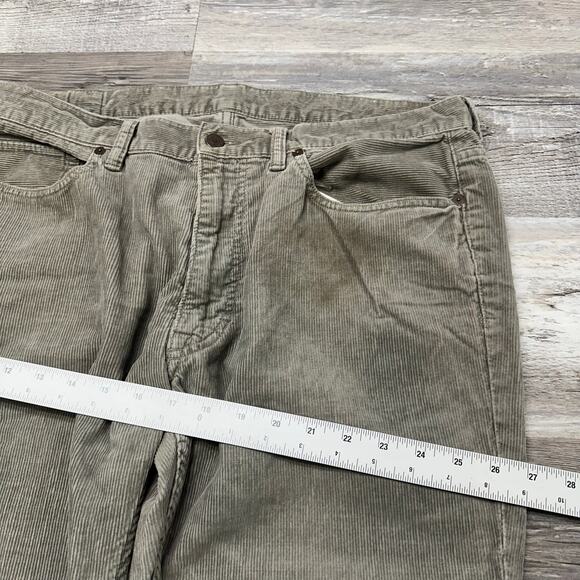 Polo Ralph Lauren Gray Mens 36x32 Classic‎ Straight Leg Preppy Corduroy Pants - Picture 4 of 13